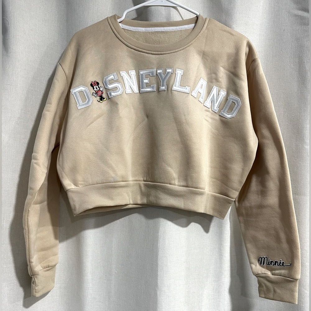Disneyland Mini Mouse Long Sleeve Crew Neck Sweatshirt